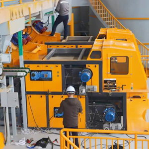 Double-deck Eddy Current Magnetic Separator On-site Installation 