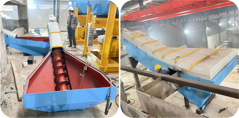 Single Spiral Sand Washing Equipments On site Installation