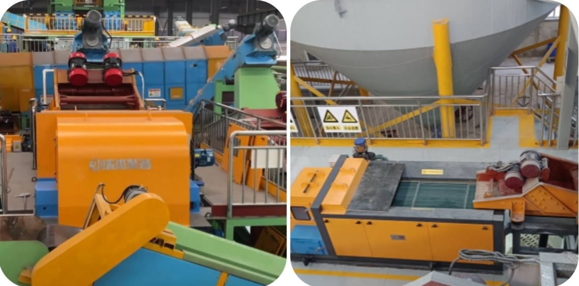 Single-layer Eddy Current Separator Solid Waste Sorting Project Application Site