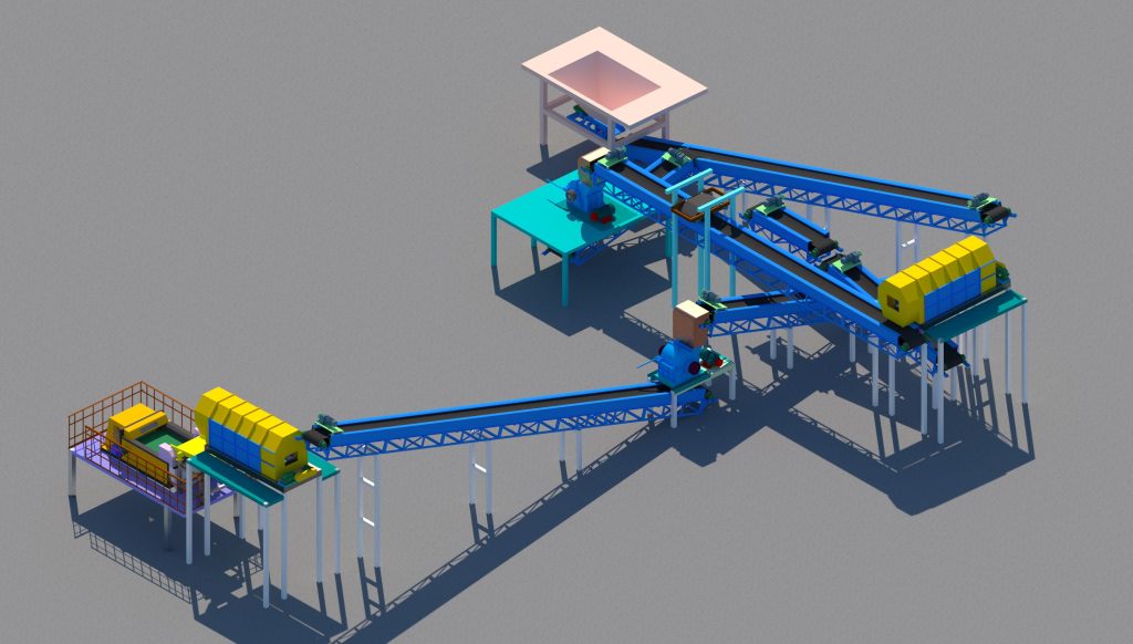 Incineration Bottom Ash Dry Sorting Line